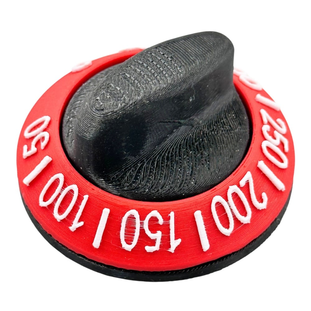 Fırın Derece Düğmesi (Kırmızı) 50-300