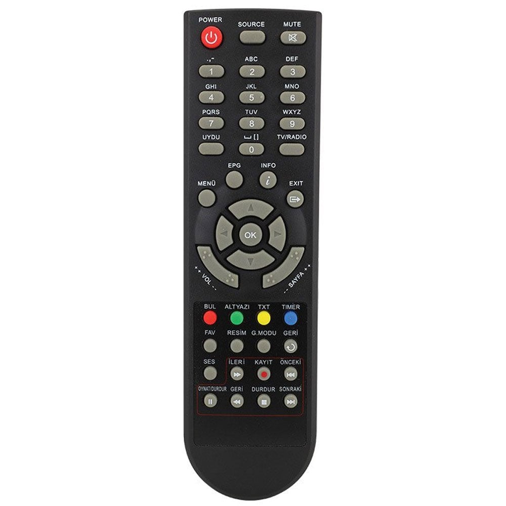 Hiremco Zapper HD Mini HD Uydu Alıcı Kumandası 33851