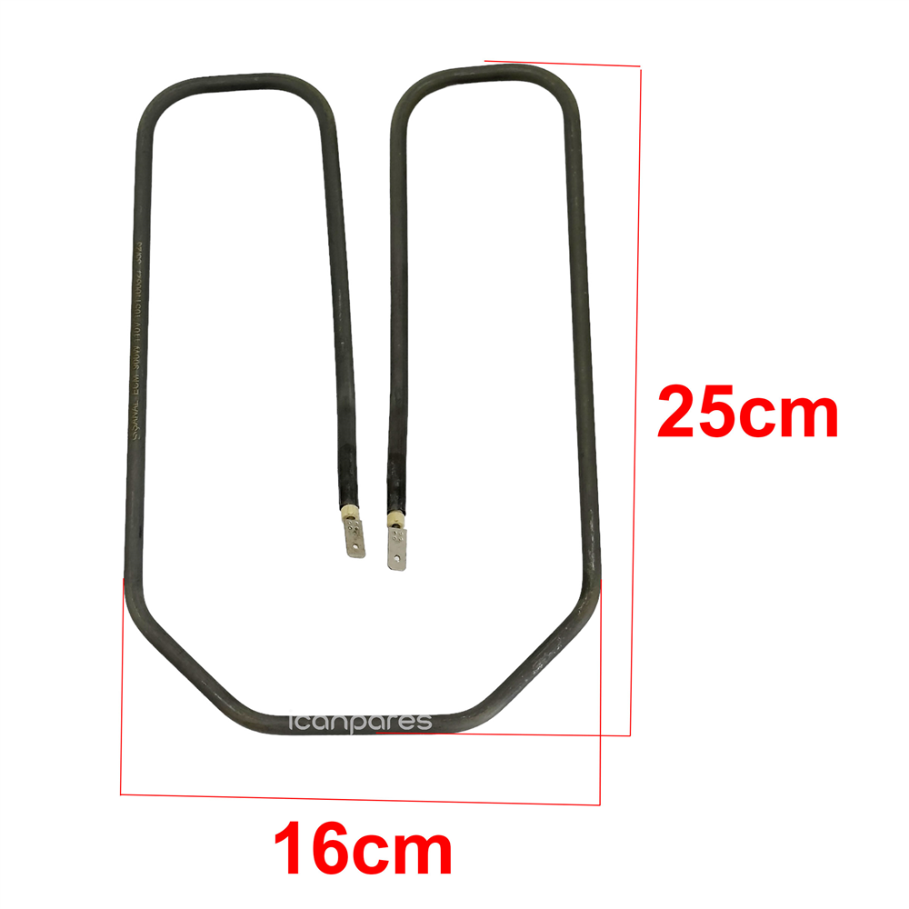 Karaca Uyumlu Tost Makinesi Rezistansı - 25*16cm 110V 900W - Bir Çok Marka İle/Gastro Tost Makinesi Rezistansı Çok Marka İle Uyumlu