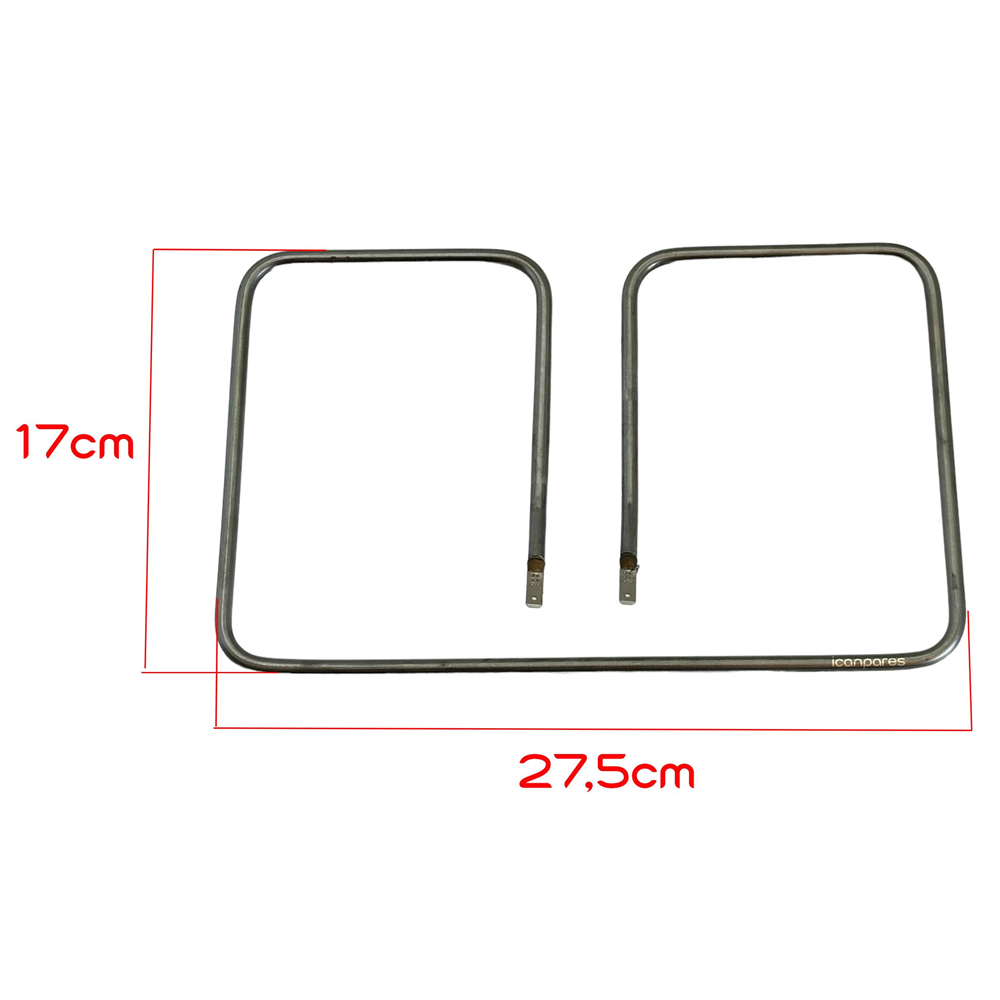 Korkmaz Uyumlu Tost Makinesi Rezistansı - 27,5*17cm 115V 900W - Bir Çok Marka İle Uyumlu