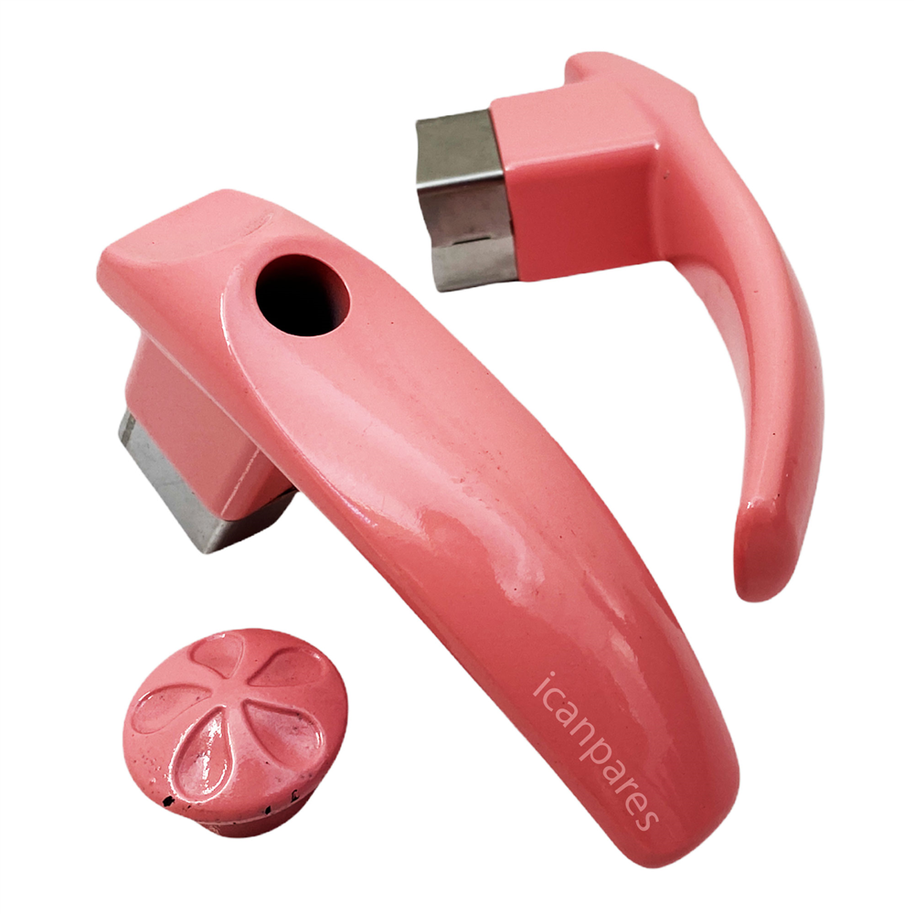 Kulp Demlik Kulp Seti Kulp ve Kapak Tutacak Seti Pembe