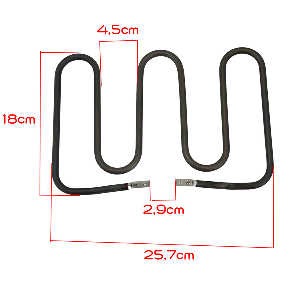 Makinesi Rezistansı - 220V 1000W - Sanayi Tip Bir Çok Marka İle/DT 30 Tost Makinesi Rezistansı - 220V 1000W Çok Marka İle Uyumlu