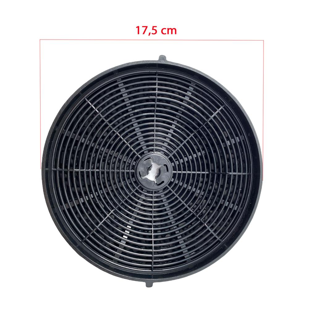 Simfer Uyumlu Aspiratör Karbon Filtresi 17,5cm / 175mm