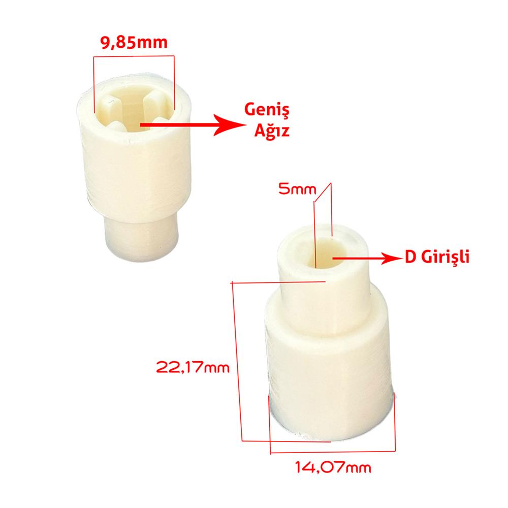 Sinbo Uyumlu Geniş Ağızlı Blender Dişlisi D Mil için 2,2cm