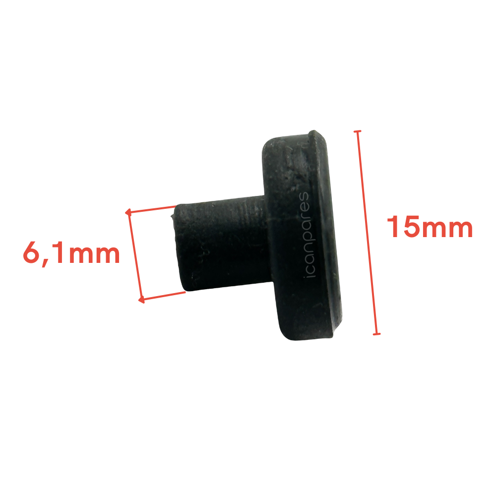 Tefal Uyumlu Düdüklü Tencere Ventili - 6.1mm x 15mm - Küçük Emniyet Contası