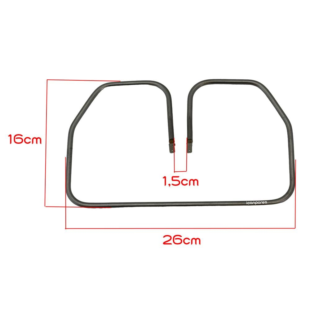 Tost Makinesi Rezistansı - 115V 900W - Bir Çok Marka İle Uyumlu 16*26cm