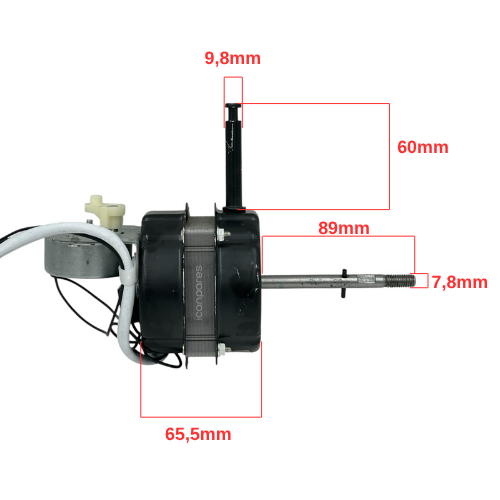 Ufo Uyumlu Atsfi-01/Atsfi-123/Atsfi-121/Atsfi-124/DSIV/102/ISIV/01/SSIV/01/SSIV/102 Vantilatör Motoru 50 Watt – Senkron Kumandalı