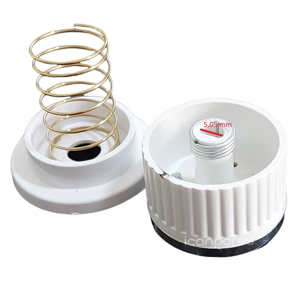Universal Ankastre Set Üstü ve Ocak 4 lü Düğme Takımı - Yaylı Beyaz