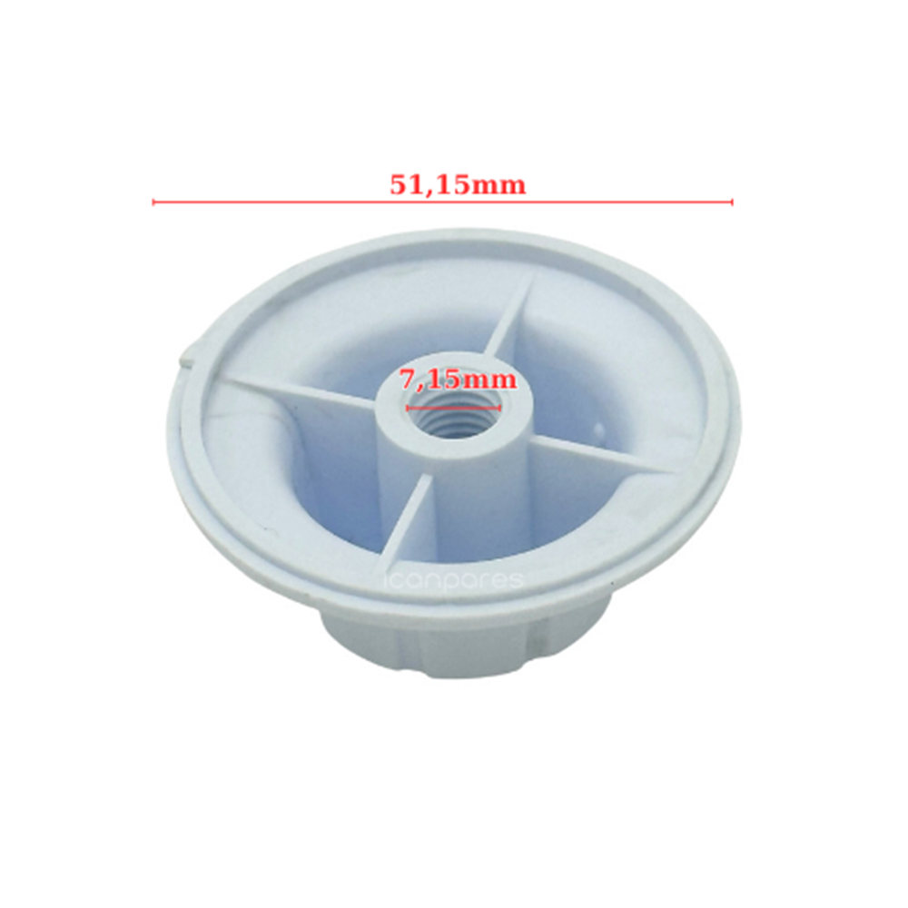 Vantilatör Pervane Somunu 51mm Dış Çap – 7mm Diş Giriş