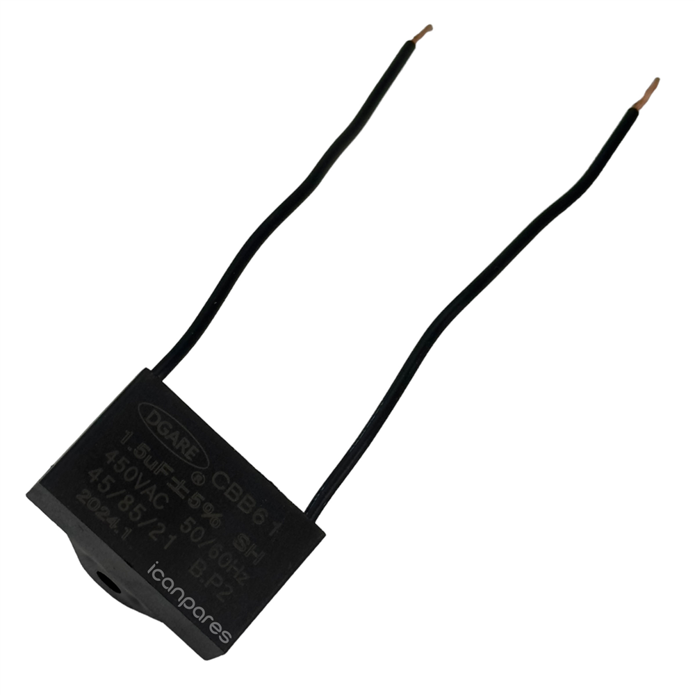 Vantilatörü Kondansatör 2 Kablolu (1.5µF kapasitans)
