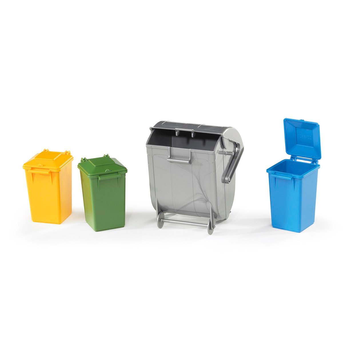 BRUDER Çöp Konteynırı (1 Büyük, 3 Küçük)-BR02607