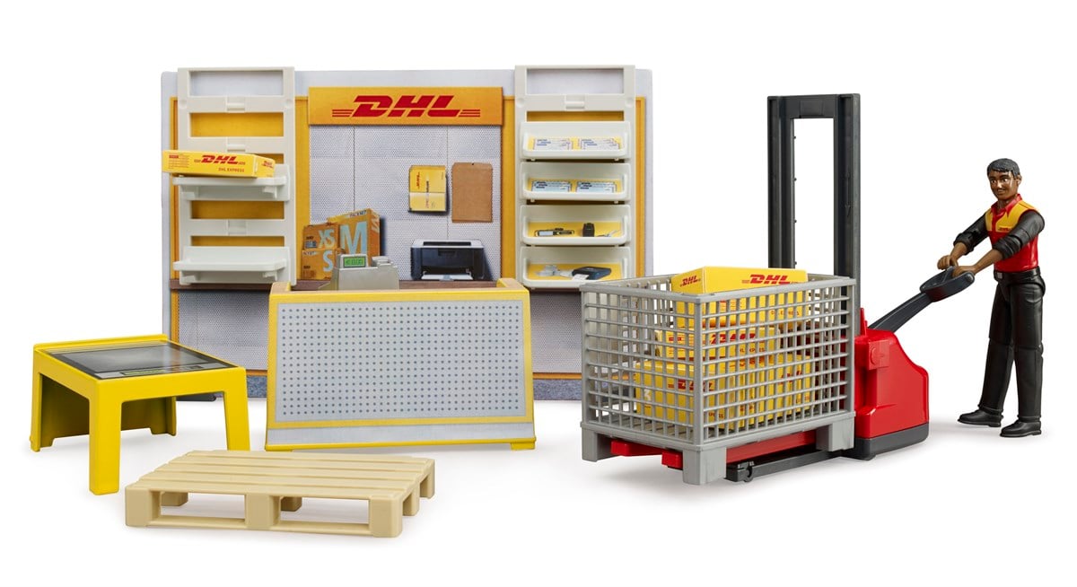 Bruder Dhl Kargo Merkezi&Transpalet BR62251