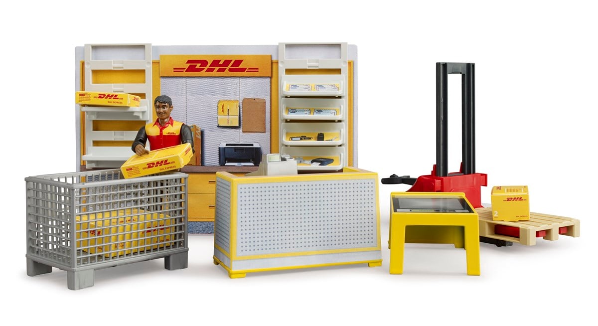 Bruder Dhl Kargo Merkezi&Transpalet BR62251