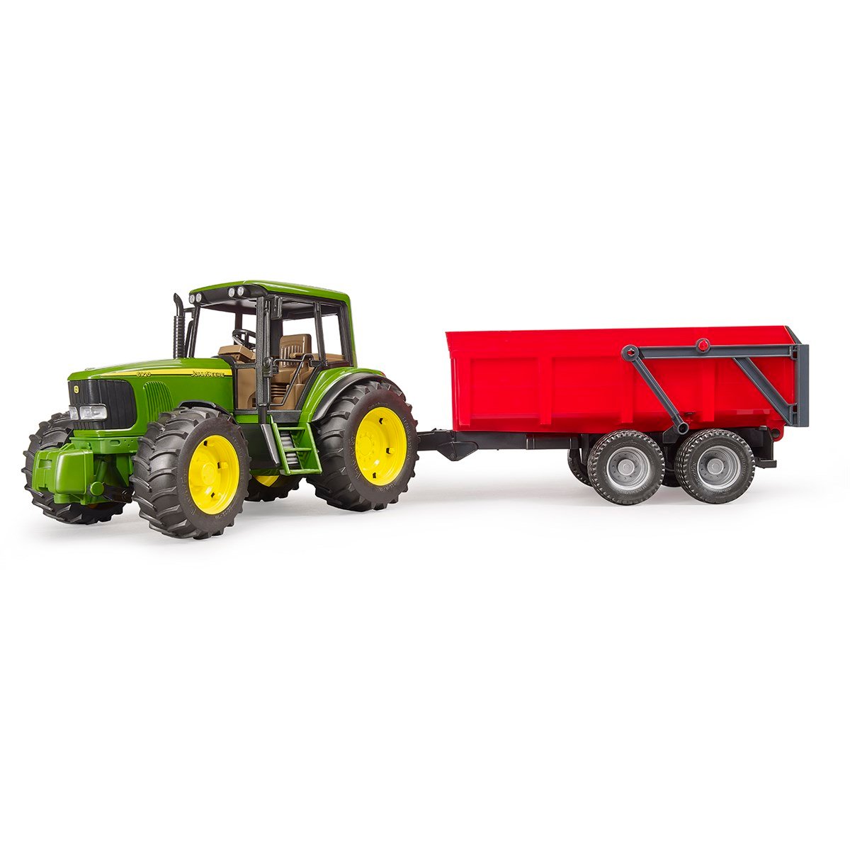 BRUDER John Deere 6920 Traktör+ Kırmızı Römork-BR02057