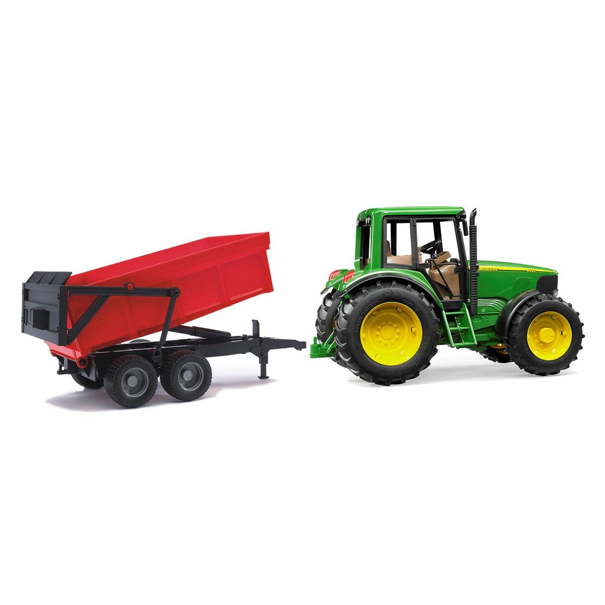 BRUDER John Deere 6920 Traktör+ Kırmızı Römork-BR02057