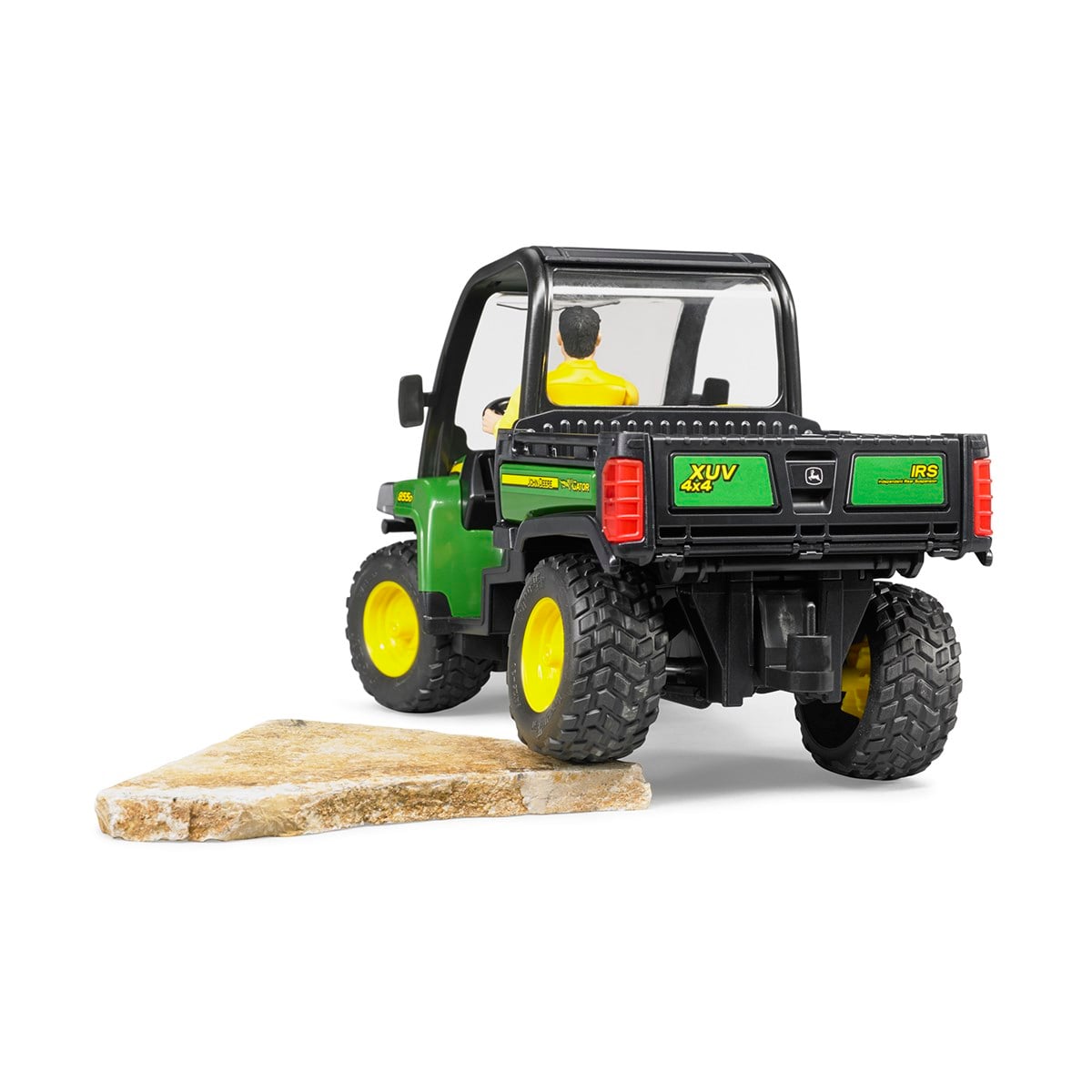 BRUDER John Deere Gator 855D & Bworld Adam-BR02490