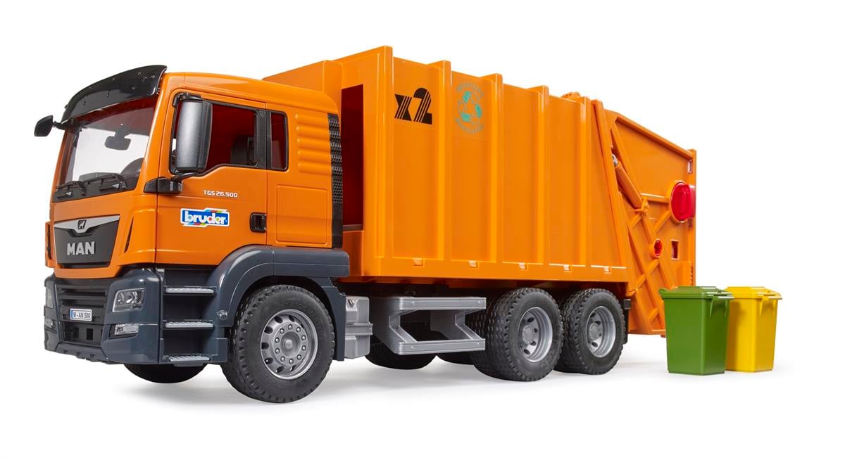 Bruder Man Tgs Çöp Kamyonu (Turuncu) BR03760