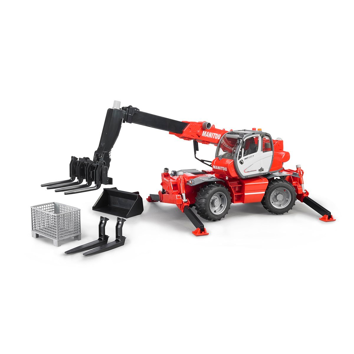 BRUDER Manitou Mrt 2150 Teleskopik Forklift-BR02129