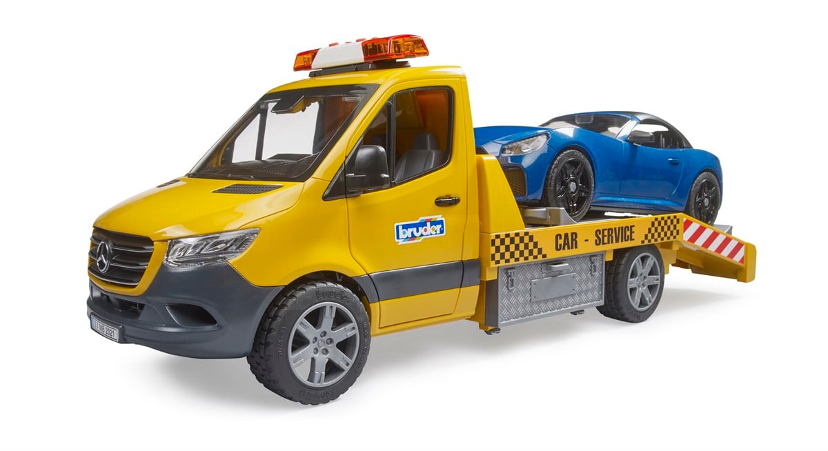 Bruder Mercedes Benz Sprinter Araba Çekici ve Roadster Araba