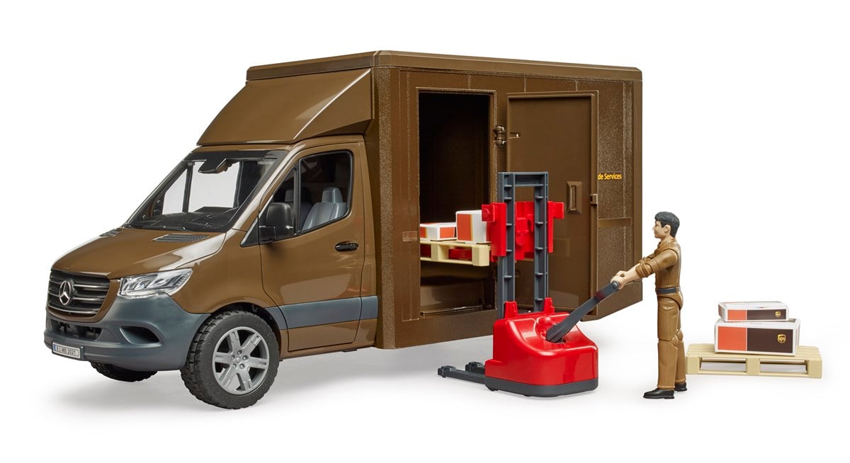 Bruder Mercedes Benz Sprinter Ups Kargo Aracı Transpalet BR02678