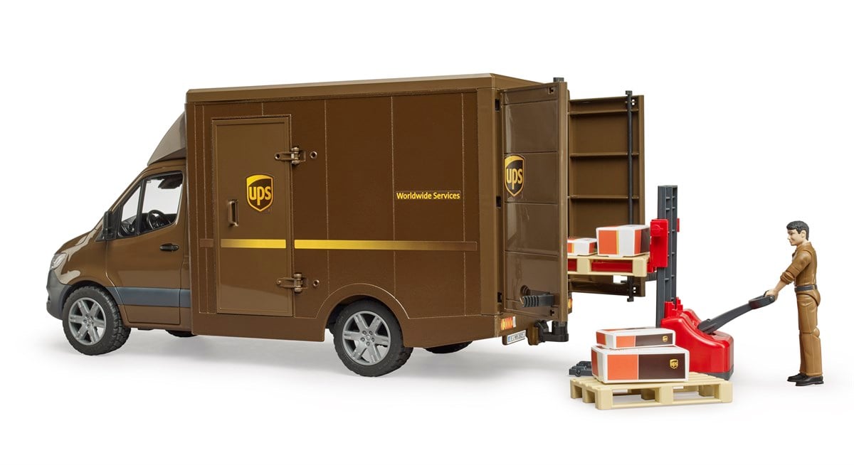 Bruder Mercedes Benz Sprinter Ups Kargo Aracı Transpalet BR02678