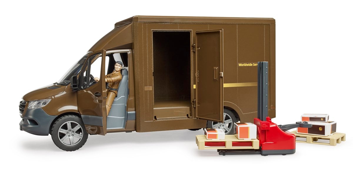 Bruder Mercedes Benz Sprinter Ups Kargo Aracı Transpalet BR02678