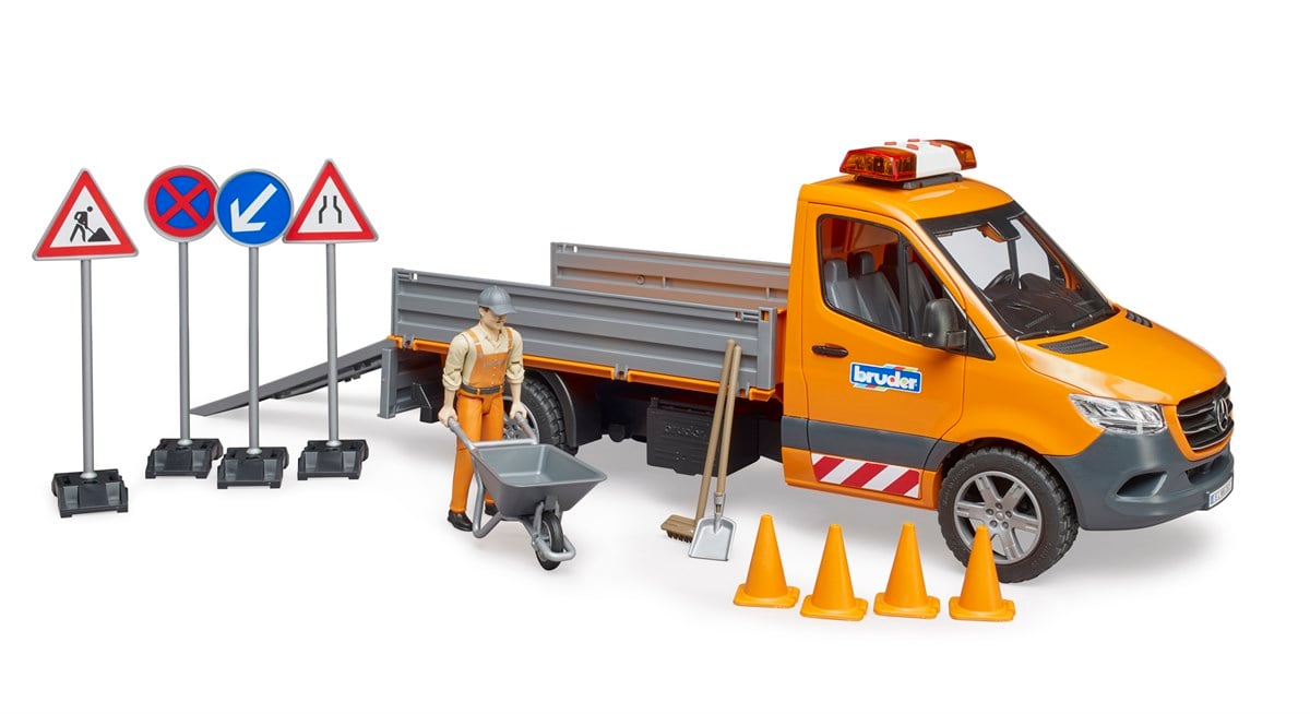 Bruder Mercedes Benz Sprinter Yol Bakım Aracı ve Elemanı BR02677