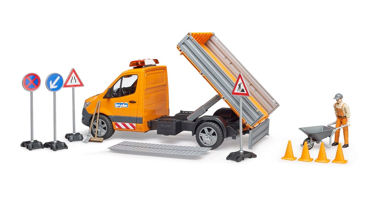 Bruder Mercedes Benz Sprinter Yol Bakım Aracı ve Elemanı BR02677