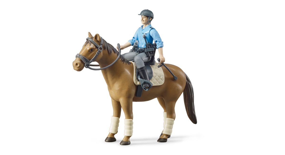 BRUDER Polis Figürü & Polis Atı