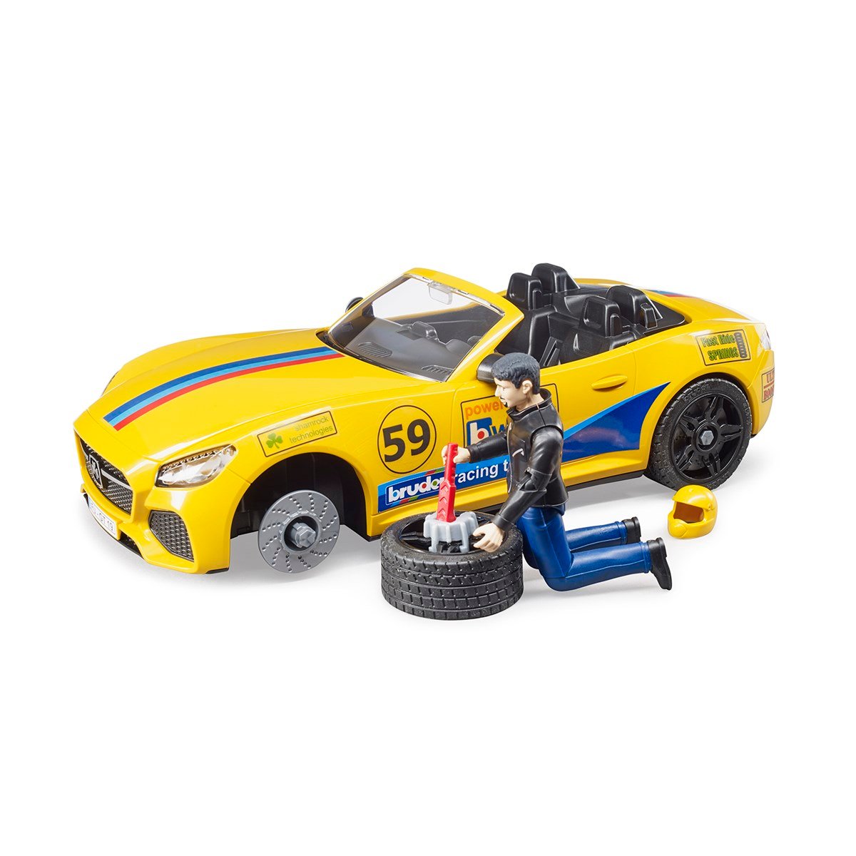 BRUDER Ram 2500 Pıckup Ve Roadster Yarış Arabası-BR02504