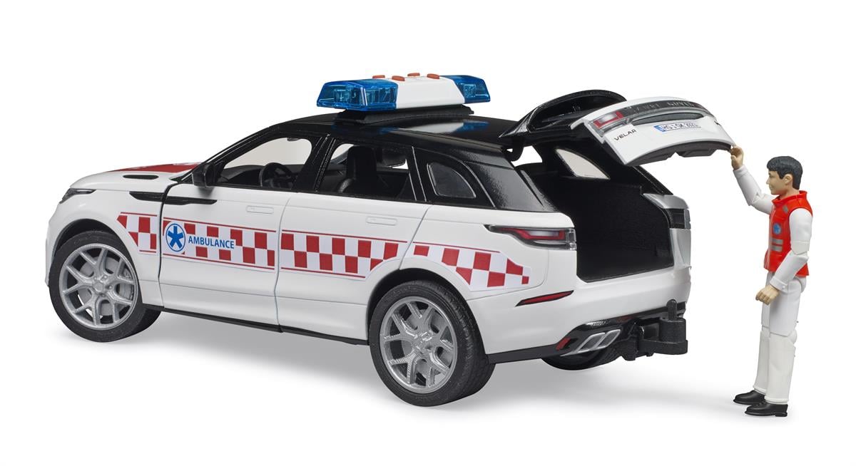 BRUDER Range Rover Velar Ambulans ve Ekibi BR02880