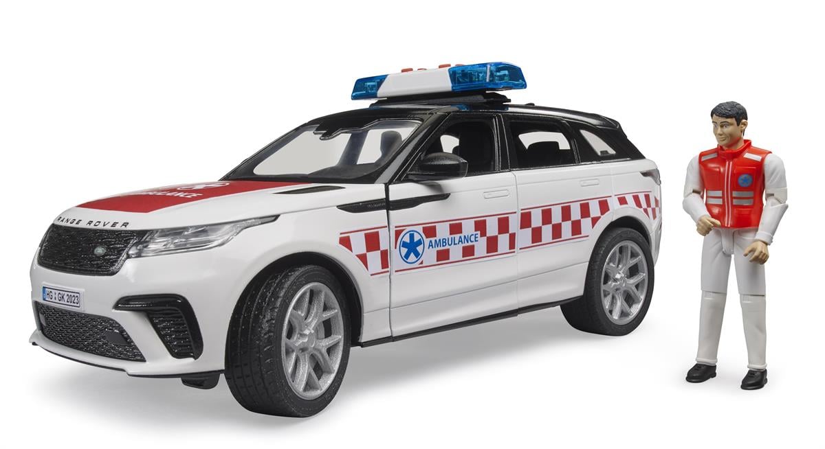 BRUDER Range Rover Velar Ambulans ve Ekibi BR02880