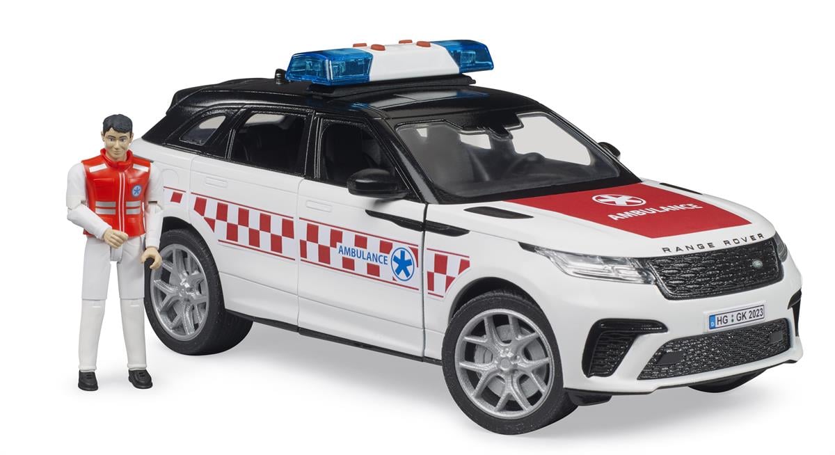 BRUDER Range Rover Velar Ambulans ve Ekibi BR02880