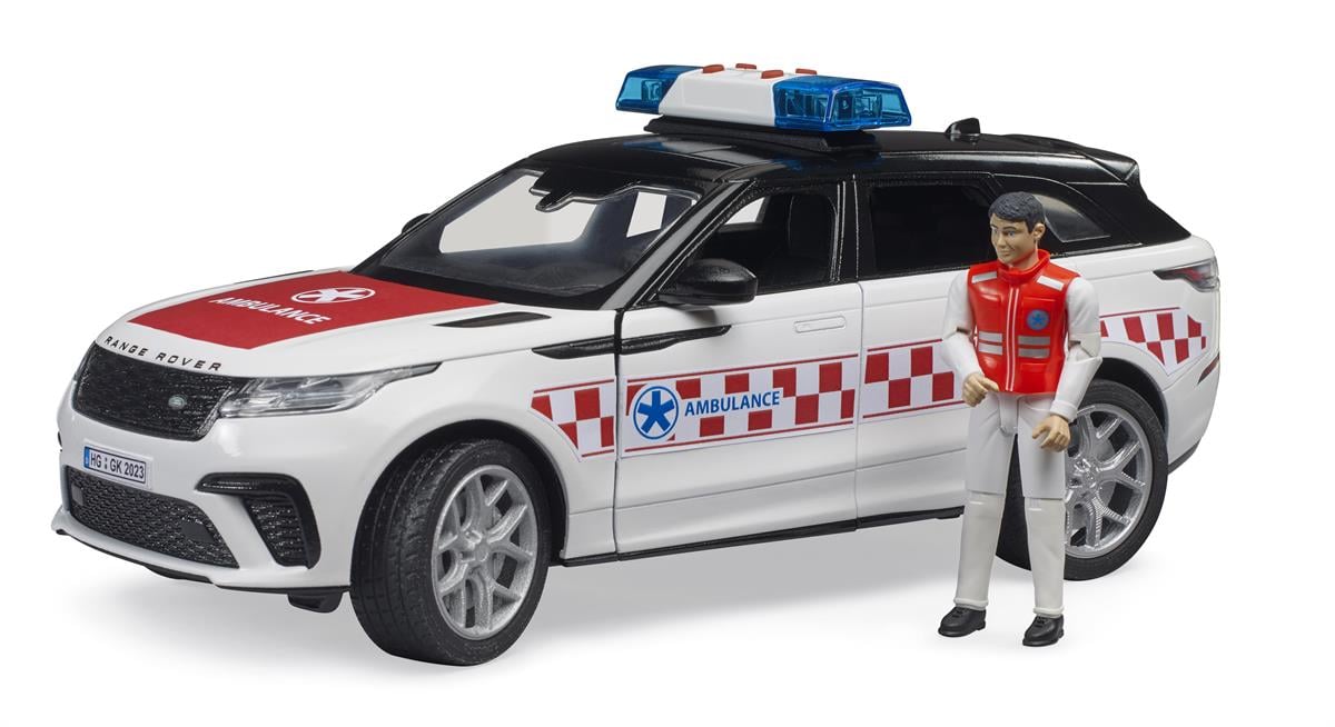 BRUDER Range Rover Velar Ambulans ve Ekibi BR02880