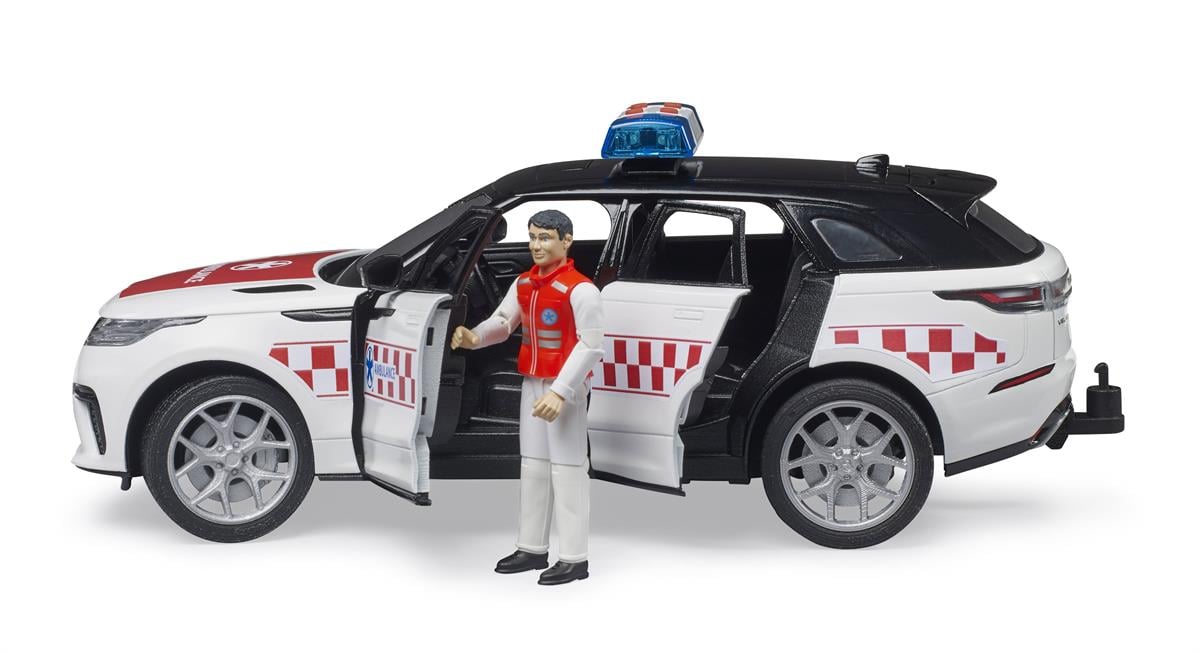 BRUDER Range Rover Velar Ambulans ve Ekibi BR02880