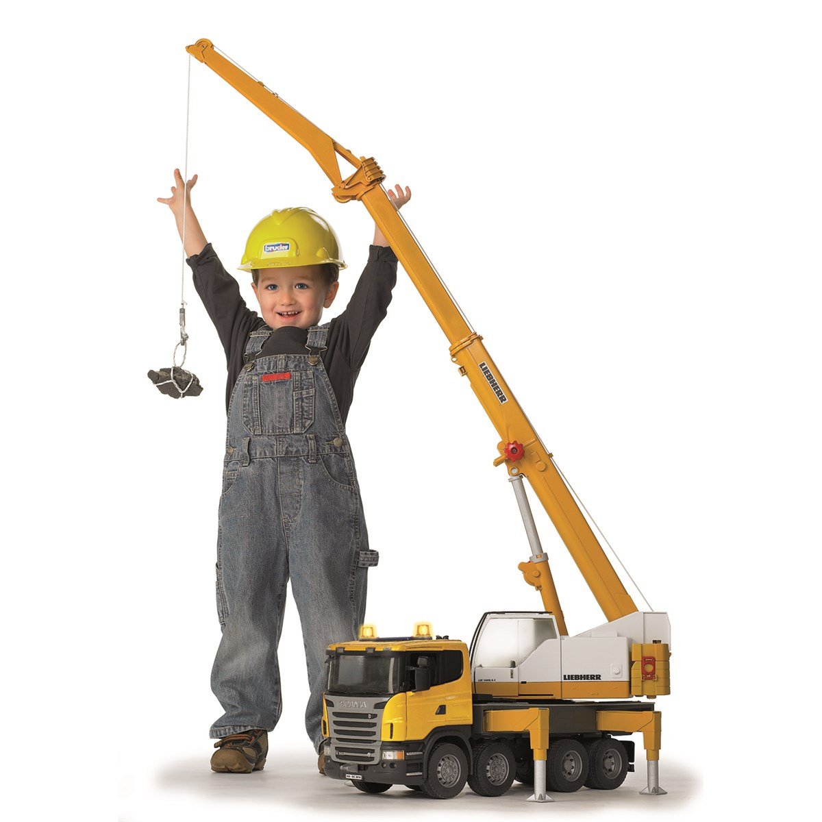 BRUDER Scania R-Serisi Liebherr Vinçli Kamyon-BR03570