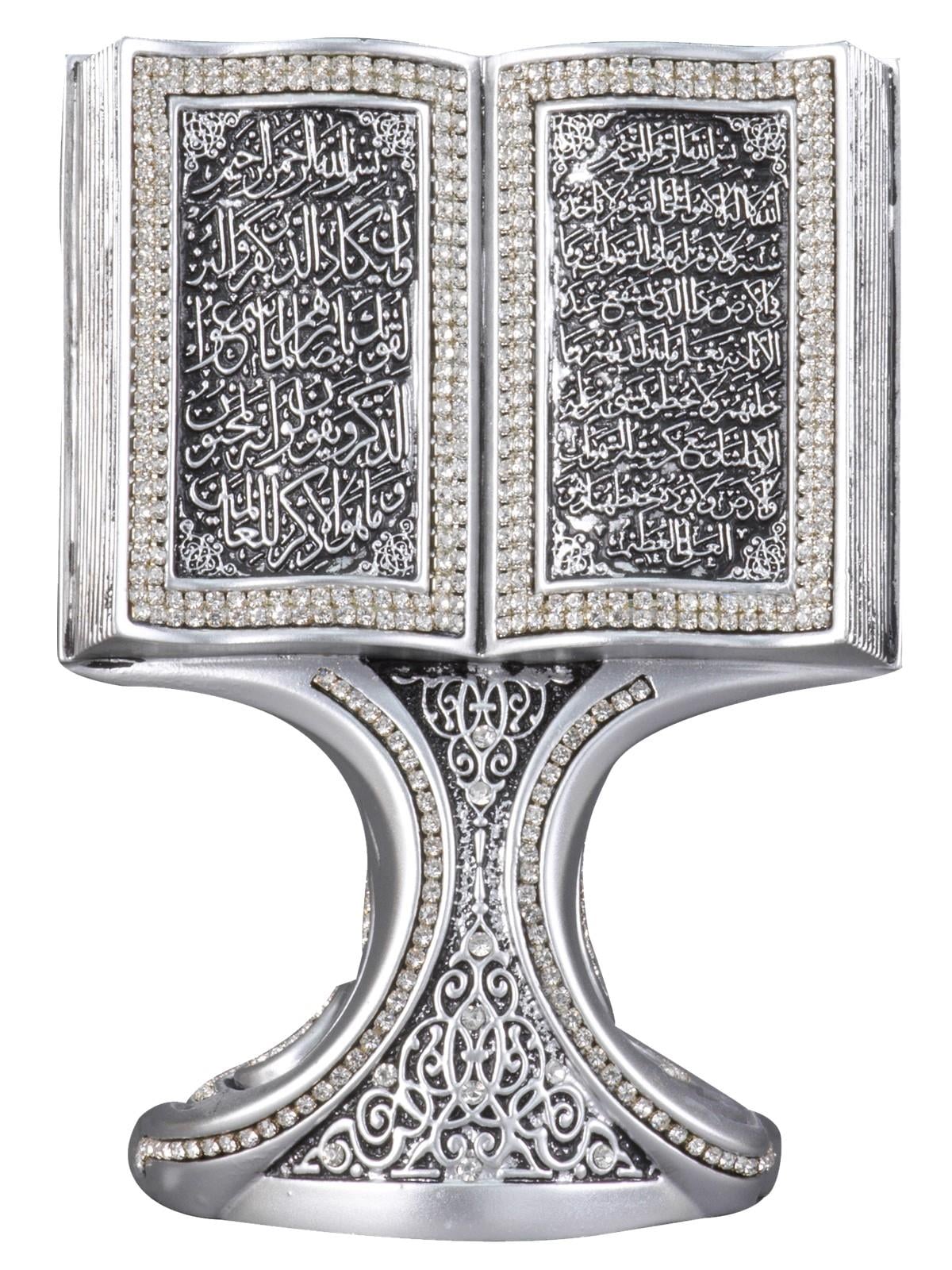 Nakkaş Kitap Boytu (Orta Boy | Gümüş | Ayet-el Kürsi ve Nazar)
