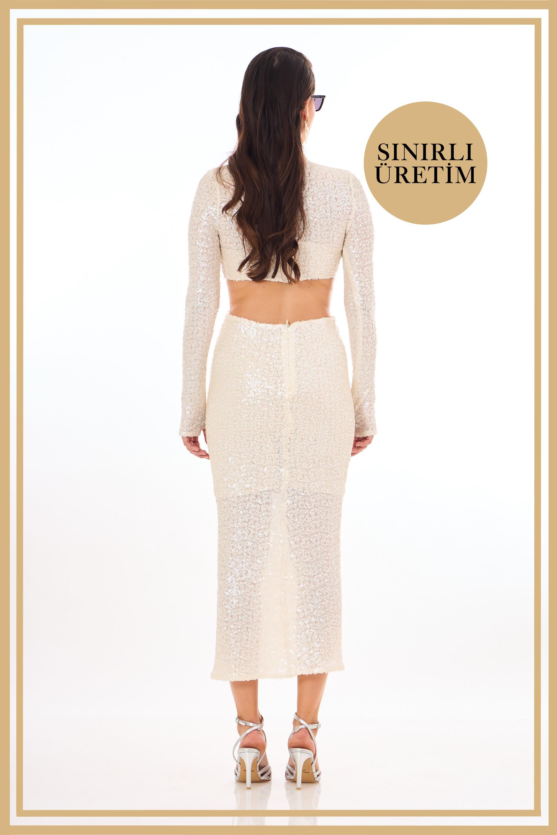 40033-6CARMENCarmen Limited Edition | KATE Beyaz Midi Takım