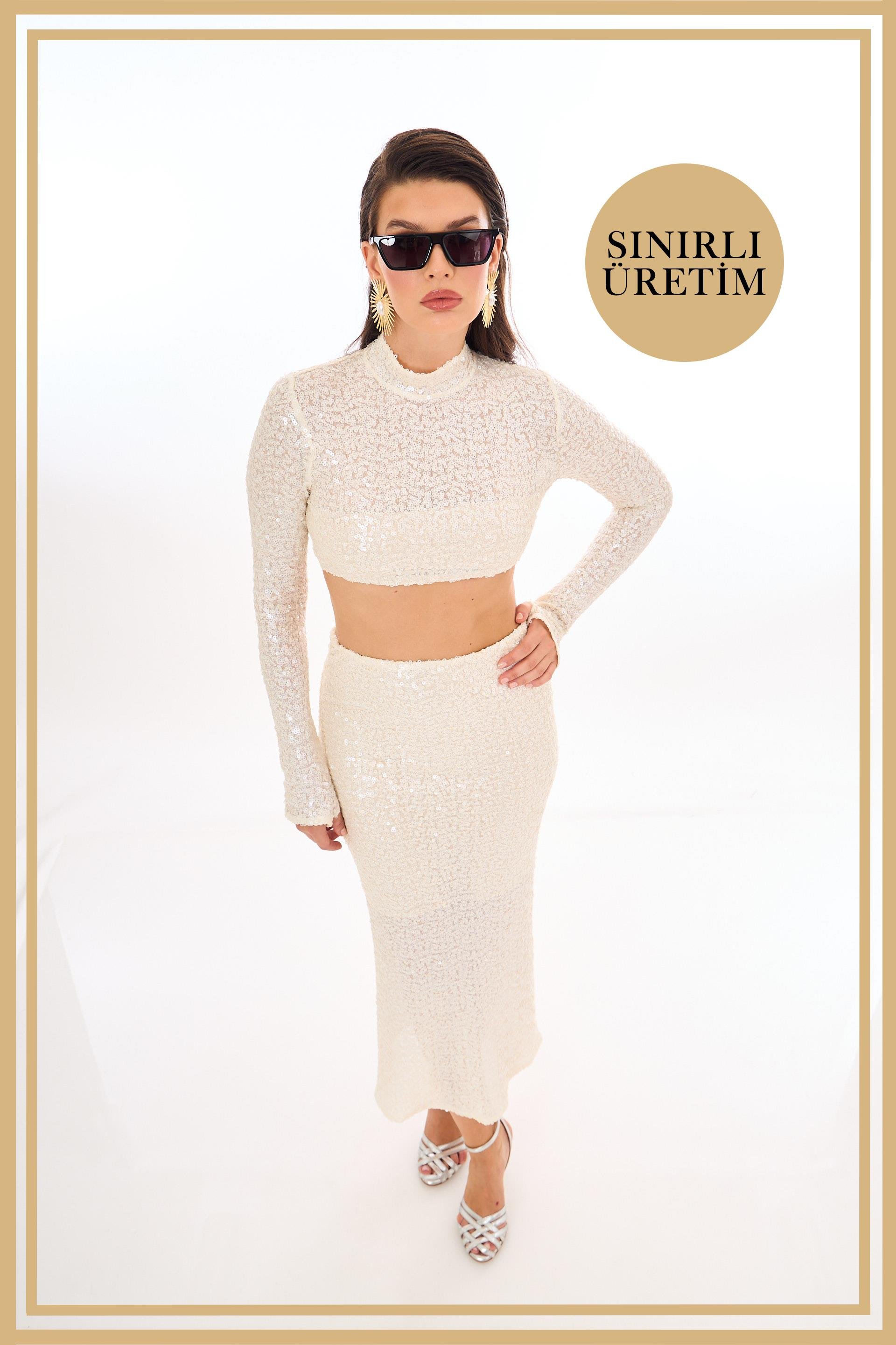 40033-6CARMENCarmen Limited Edition | KATE Beyaz Midi Takım