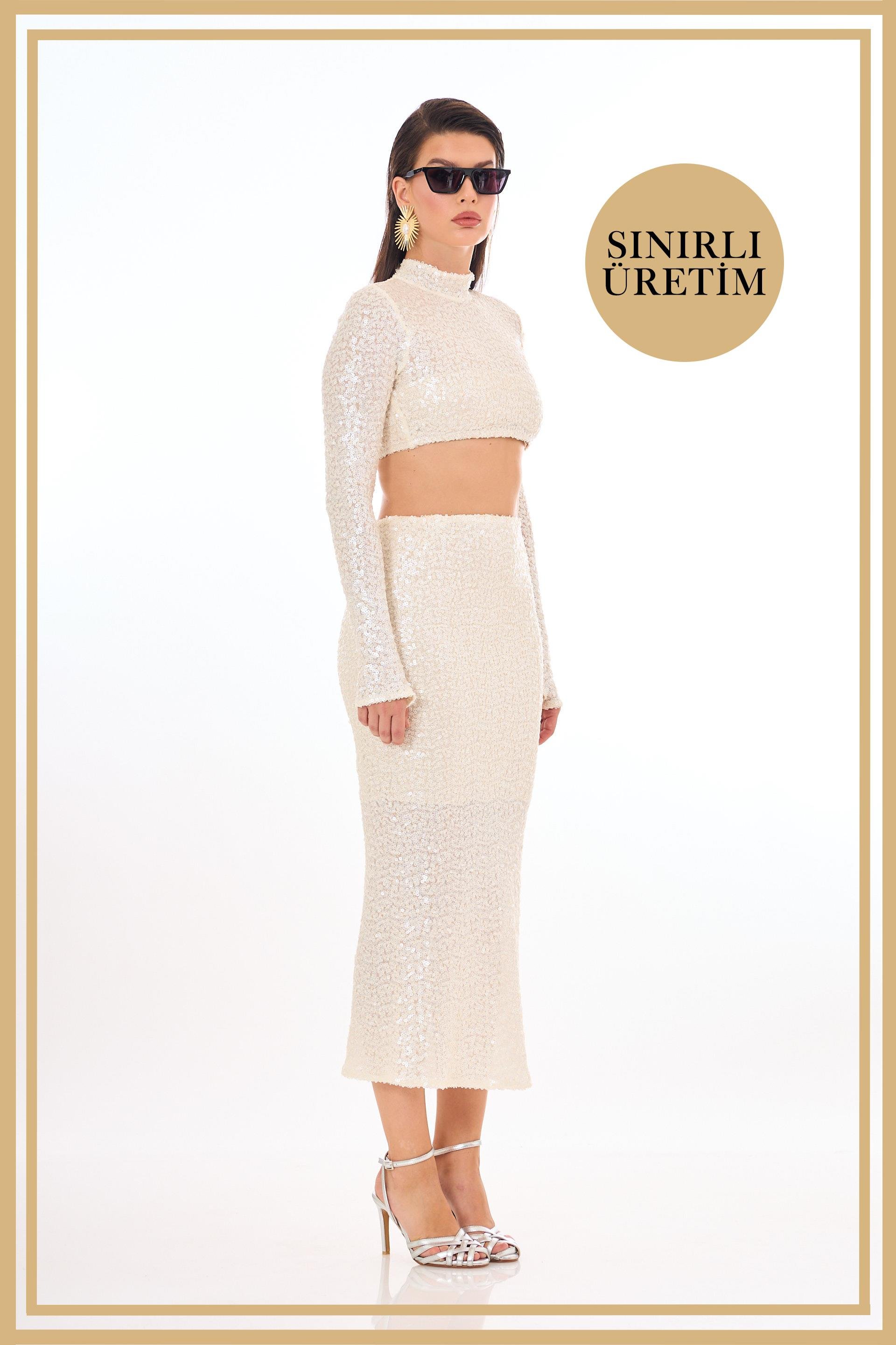 40033-6CARMENCarmen Limited Edition | KATE Beyaz Midi Takım