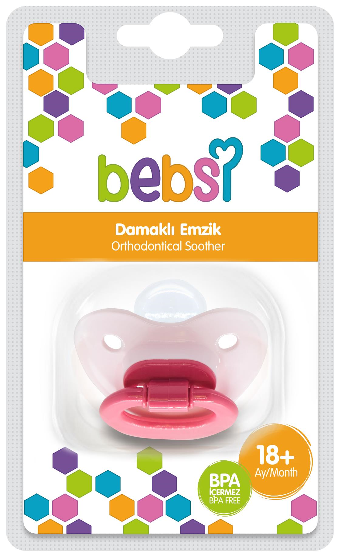 Bebsi Damaklı Emzik No:3 - PEMBE