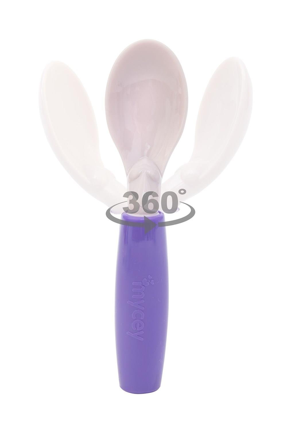Mycey 360⁰ Dönen Kaşık – Mor