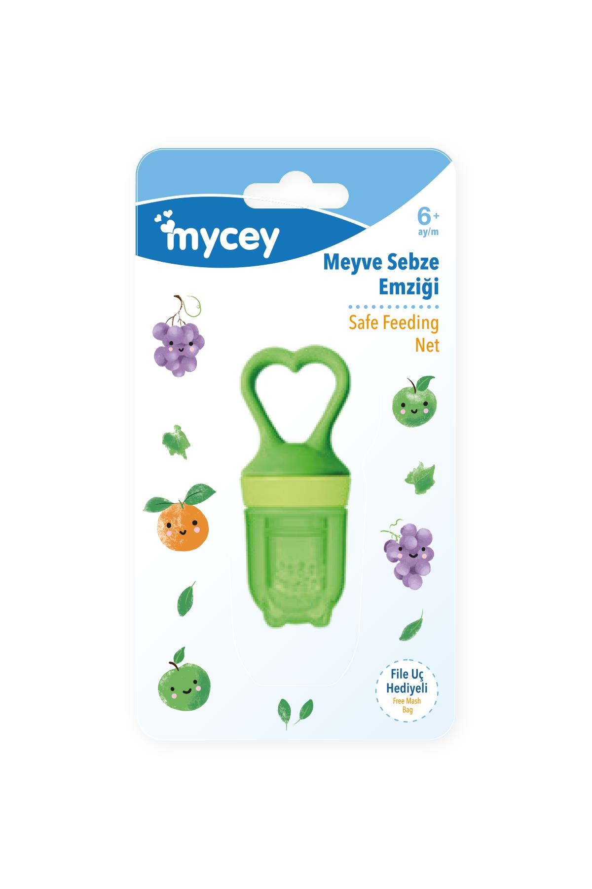 Silikon Meyve Sebze Emziği - Yeşil