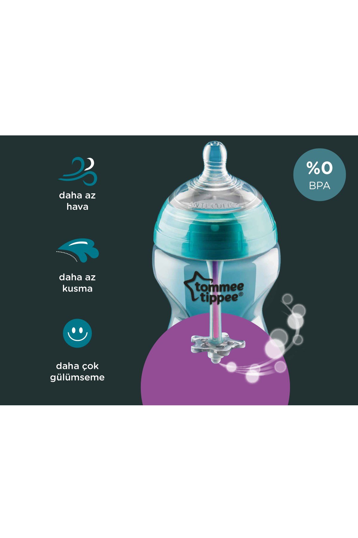 Tommee Tippee 1x150 ml Gelişmiş Antikolik Biberon