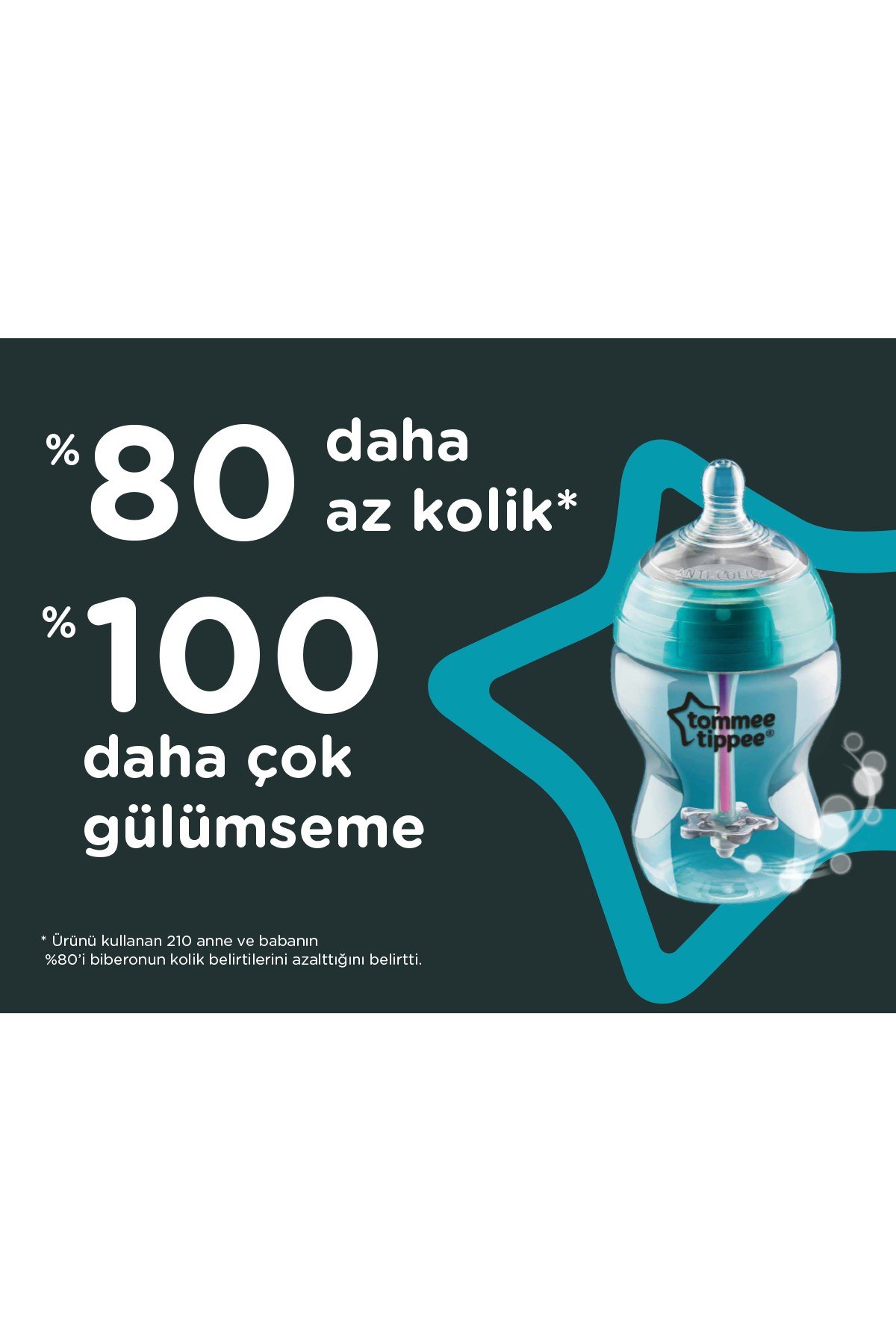 Tommee Tippee 1x150 ml Gelişmiş Antikolik Biberon
