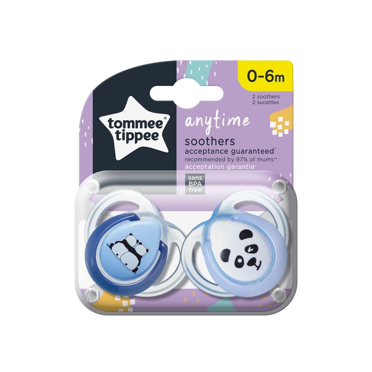 Tommee Tippee 2'li Anytime Emzik 0-6 Ay - MAVİ