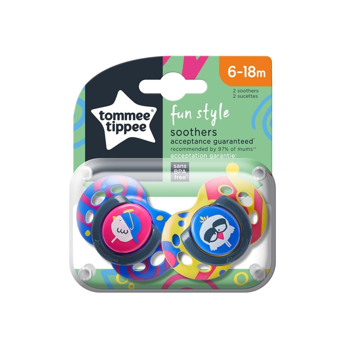 Tommee Tippee 2'li Fun Emzik 6-18 Ay - SARI