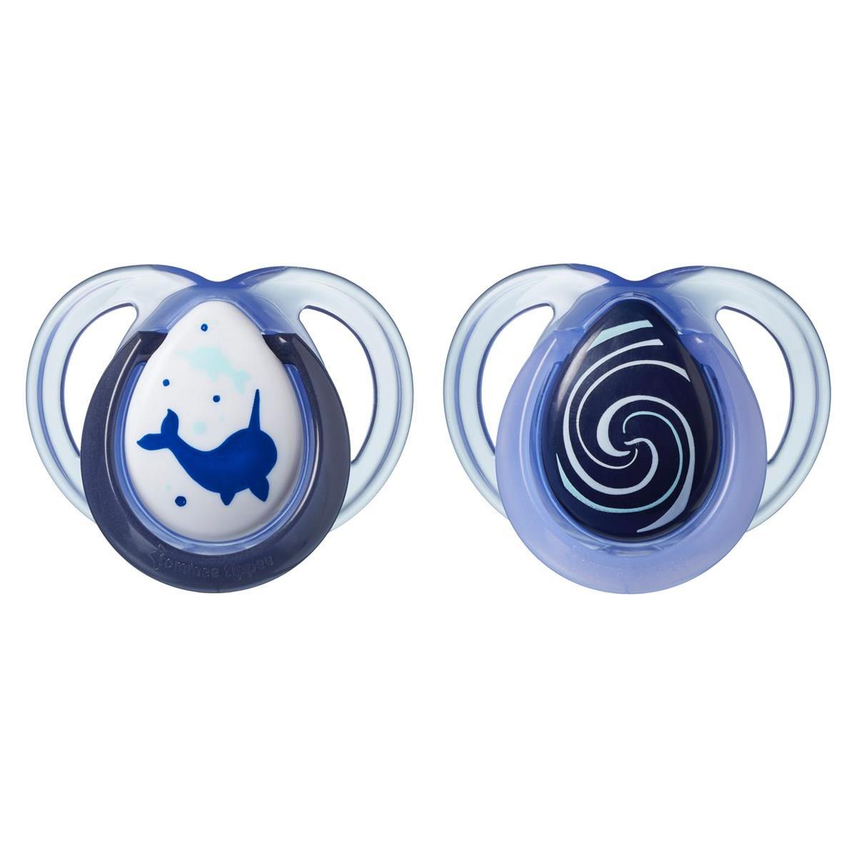 Tommee Tippee 2'li Gece Emzik 0-6 Ay - LACİVERT