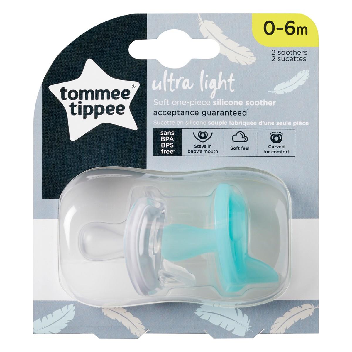 Tommee Tippee 2'li Ultra Hafif Silikon Emzik 0-6 Ay