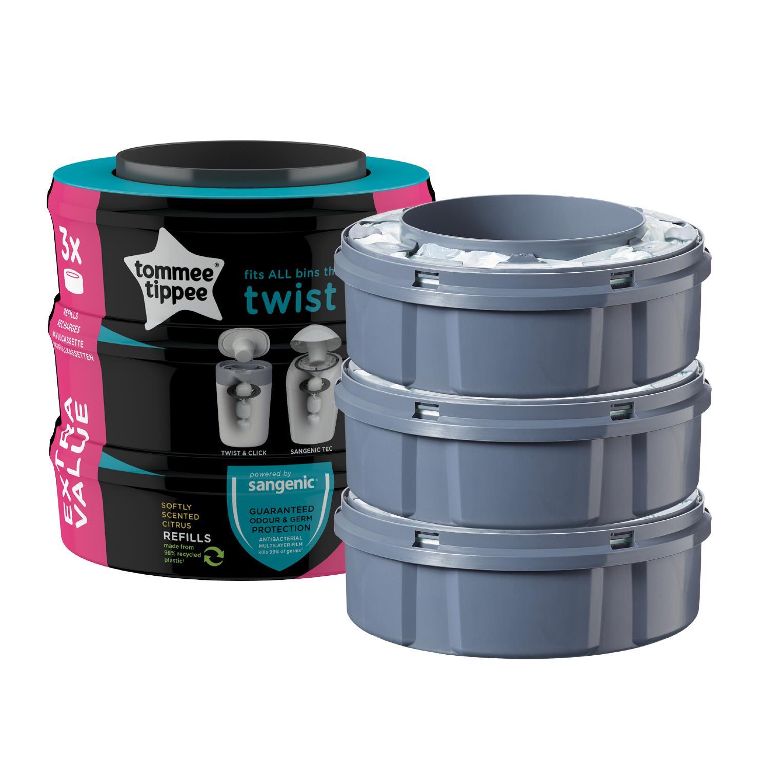 Tommee Tippee 3'lü Twist&Click Çöp Poşeti